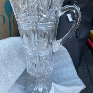 Elegant Crystal Pitcher
